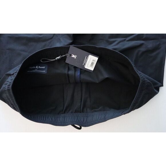 Psycho Bunny Men's Sz M Black Cabrini Commuter Drawstring Shorts - Picture 3 of 13